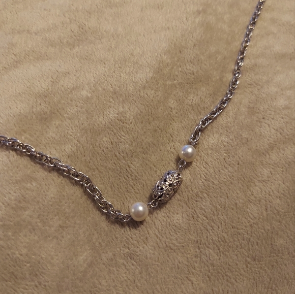 Coventry silver tone Statement Necklace - Picture 2 of 6